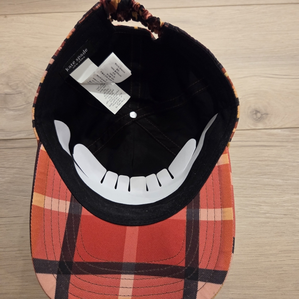 Kate Spade Hat 🧡❤️🖤 - Picture 3 of 7